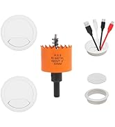 VIKITON 2 inch Desk Grommet 2 inch Hole Saw, Desk Cord Hole Cover, Desk Cable Hole Cover, Desk Ho...