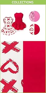 2 Pack Valentine Dresses B0BQ6ZK1DG