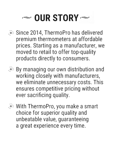 thermopro meat thermomter and indoor outdoor hygrometer