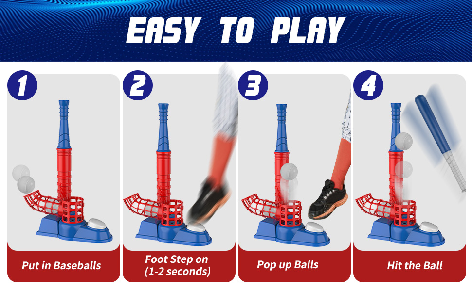 T Ball Sets for Kids 3-5,5-8, Tee Baseball set