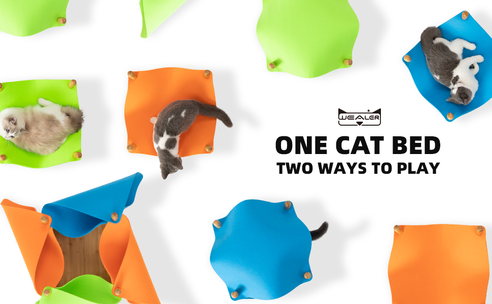 Elevated Cat Bed Cat Hammock Pet Bed Hammock,FreeStanding