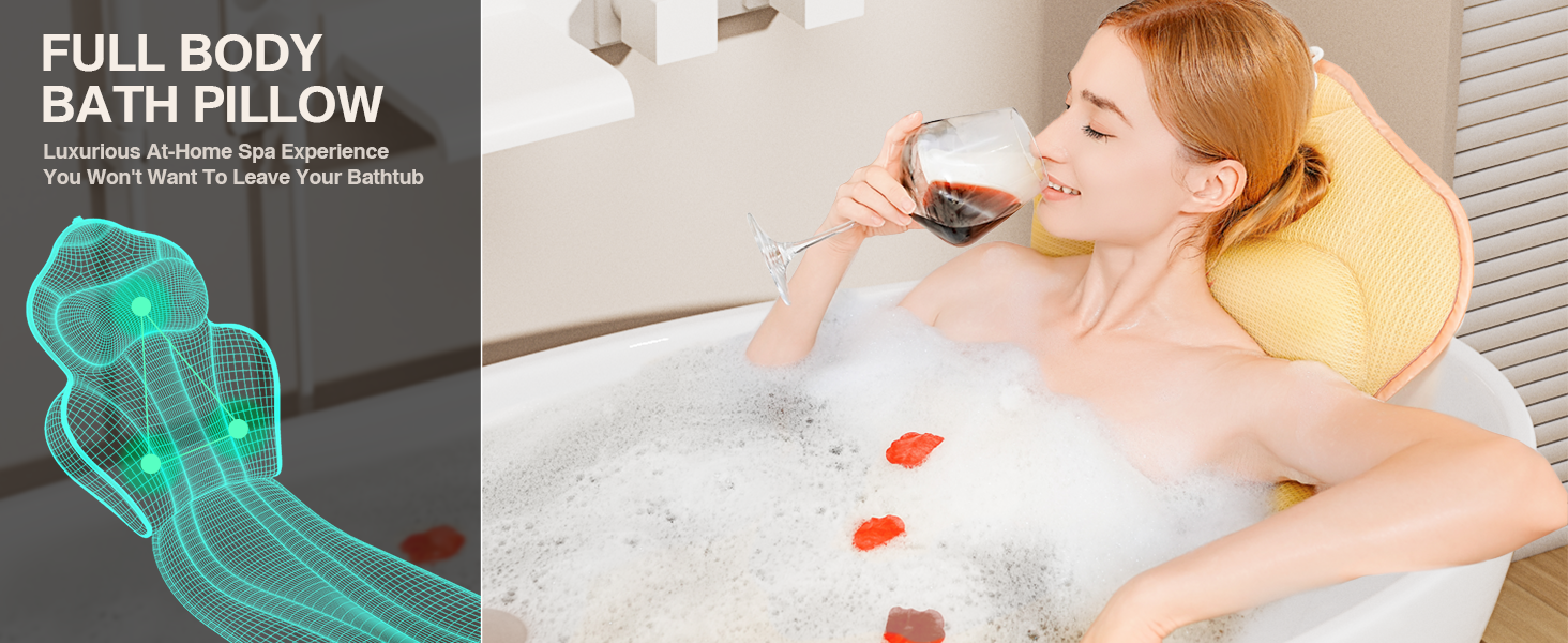 bath tub pillow