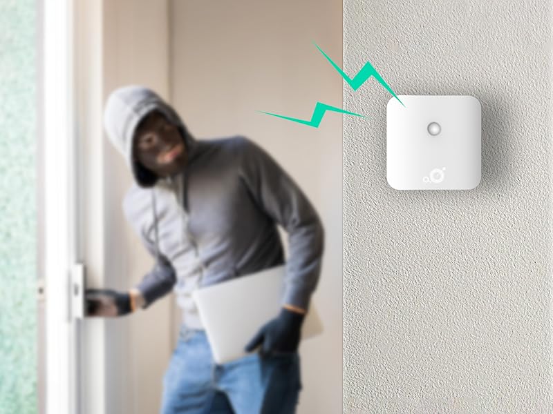 The sensor detects the presence of a thief.