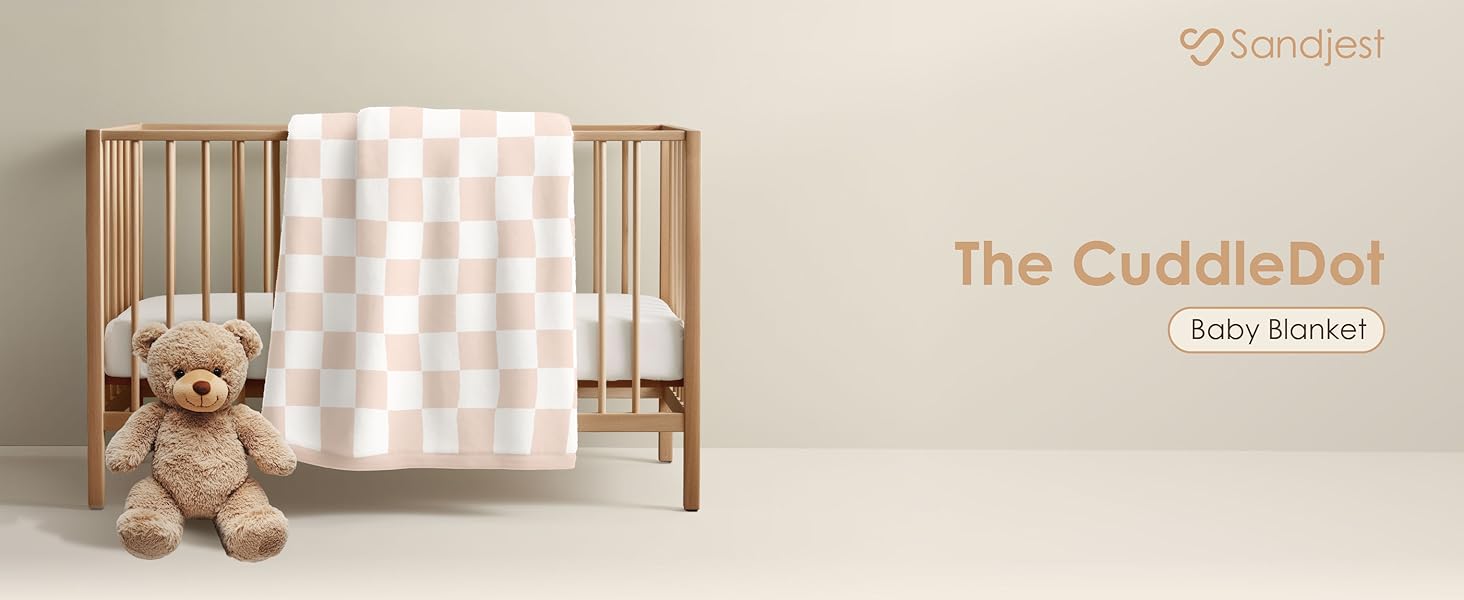 SANDJEST The CuddleDot Baby Blanket