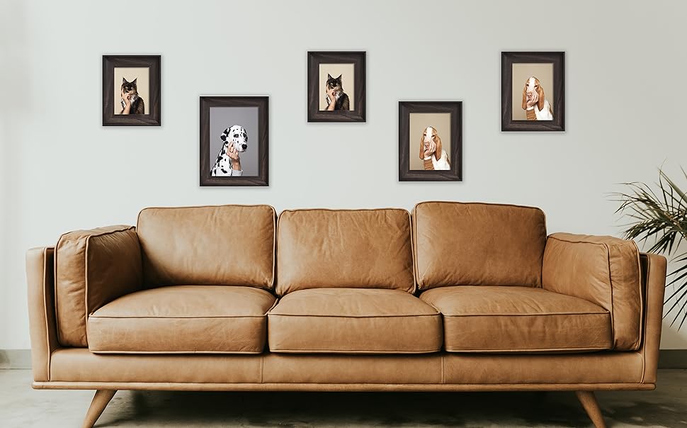 GENTLE DEER Picture Frames Set of 3, Picture Collage Frames