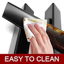 The enameled flavorizer bars have a smooth surface, oil resistant, easy to clean.