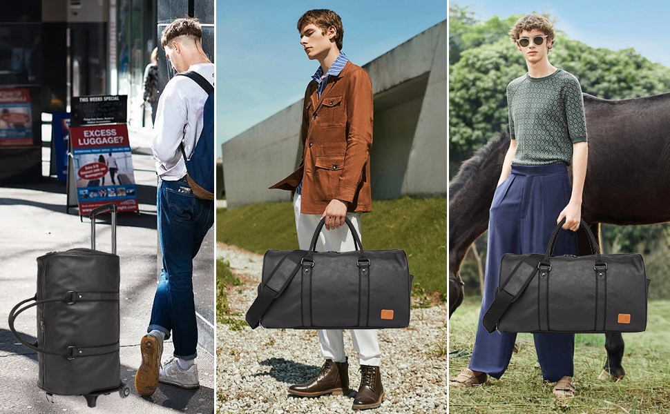 overnight duffel bag with wheels