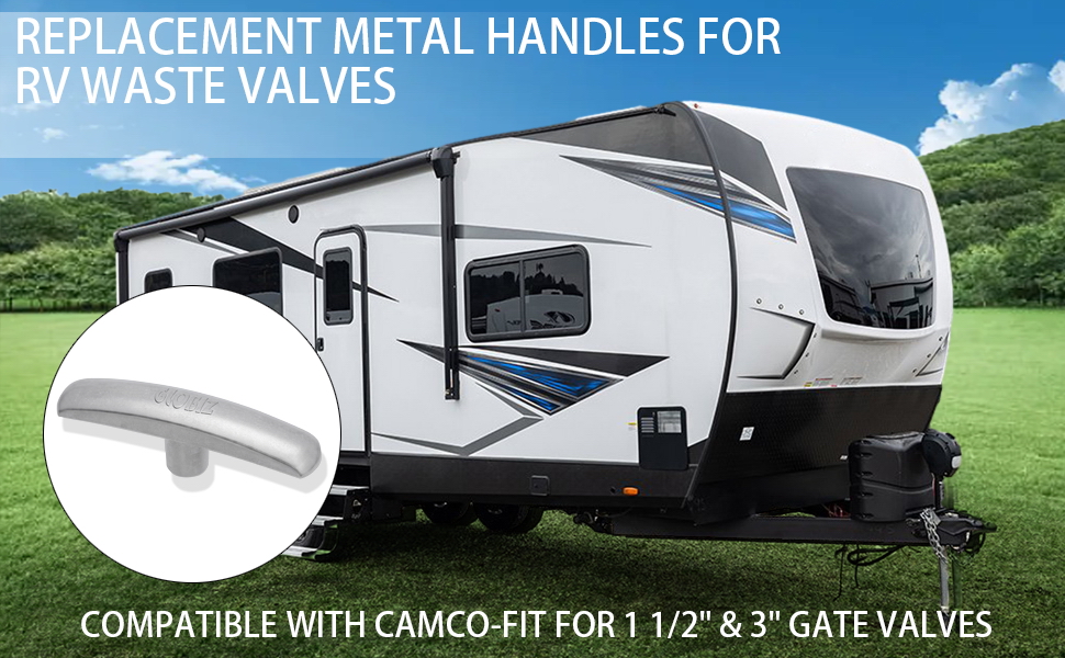 RV Waste Water Valve Handles Replacement Fit for 1 1