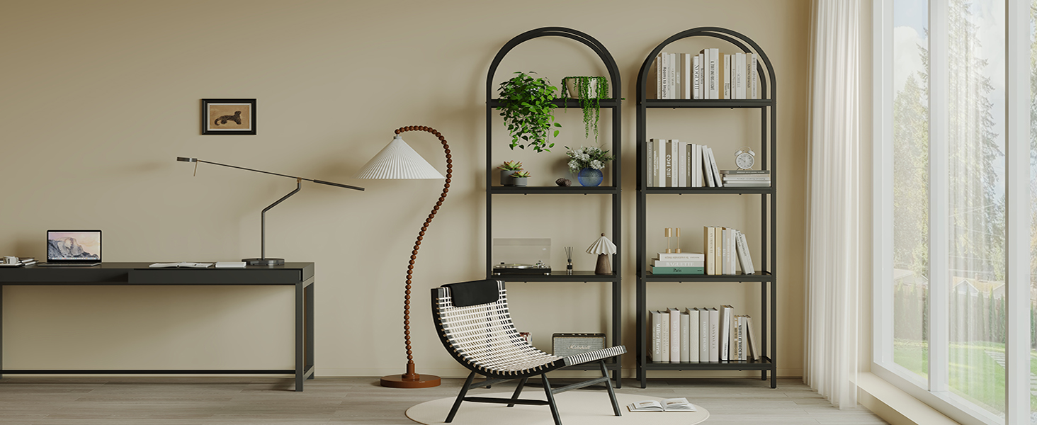 tall and narrow bookshelf