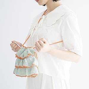 キャンディカラーのかぎ針編み