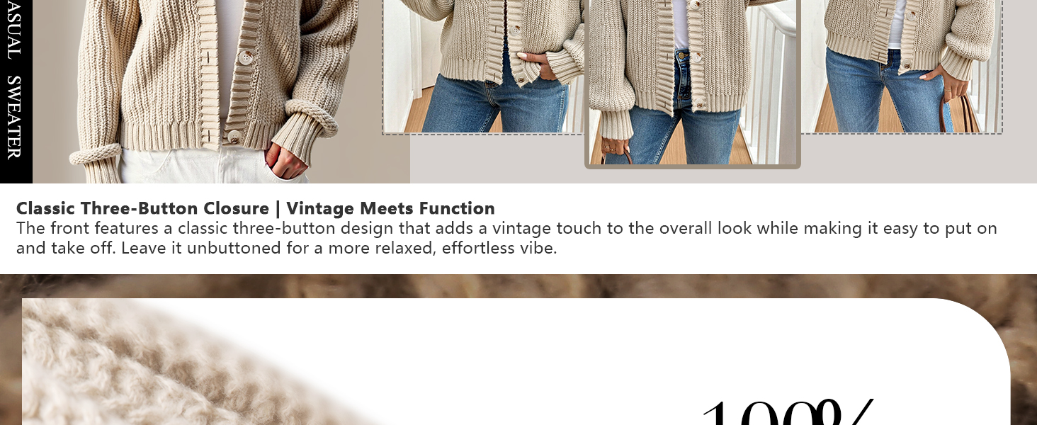 Women’s Chunky Knit Cardigan