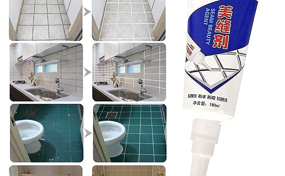 Buy STOLENBAND Tiles Gap Filler Waterproof Crack Grout Gap Filler Agent