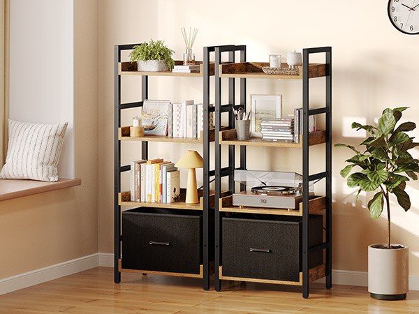 A*0様 industrial shelf 5段 ビンテージ ブラウンIPR80 industrial shelf 5段 ビンテージ ブラウンIPR8011-5