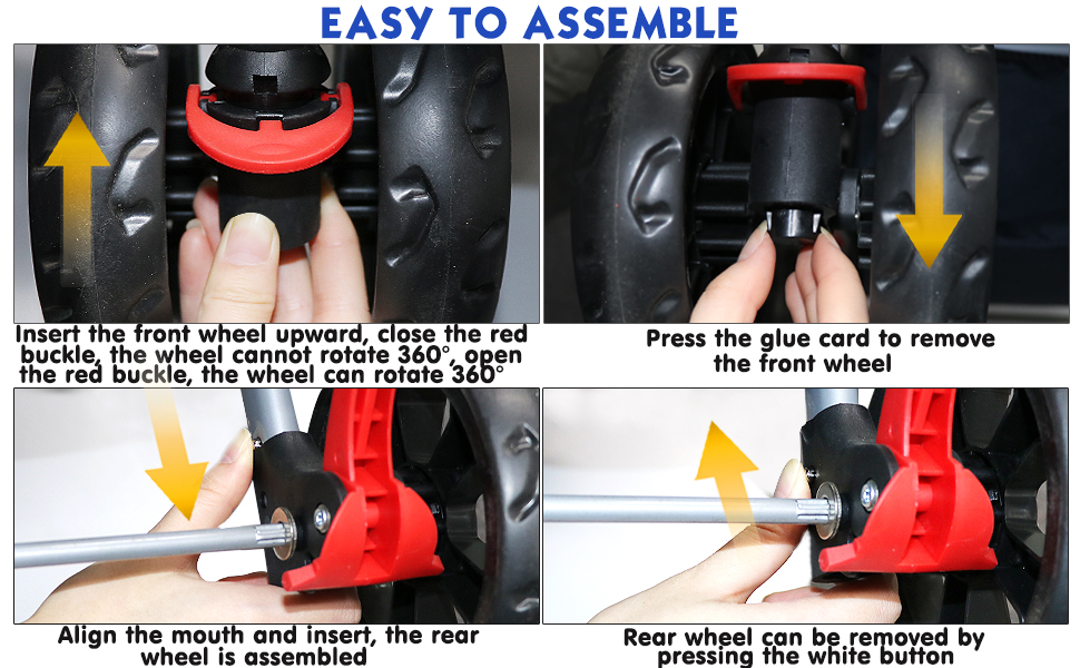 Dog Stroller for Medium/23 Small Dogs, 55LBS Capacity Pet