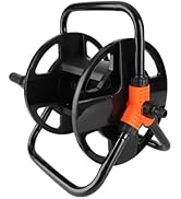 Retractable Garden Hose Reel, Automatic Winding Wall Mount Hose Reel for Garden, Car Washing and ...