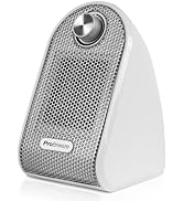 Pro Breeze Mini-Heizlüfter aus Keramik, 500 W, mit einstellbarem Thermostat, energiesparend und schützend...