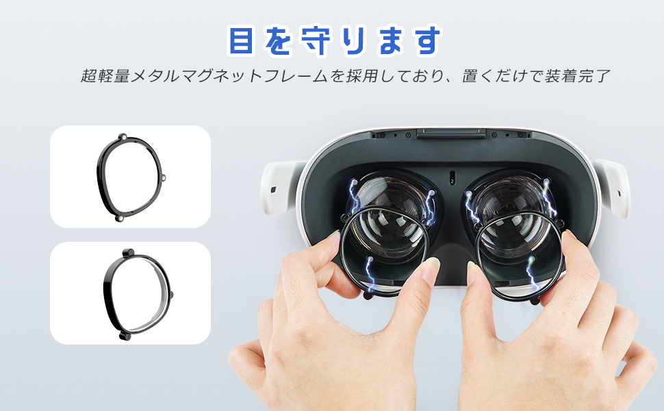 Amazon.co.jp: ZyberGears VR 度付きレンズ（左側の黒、-6.5