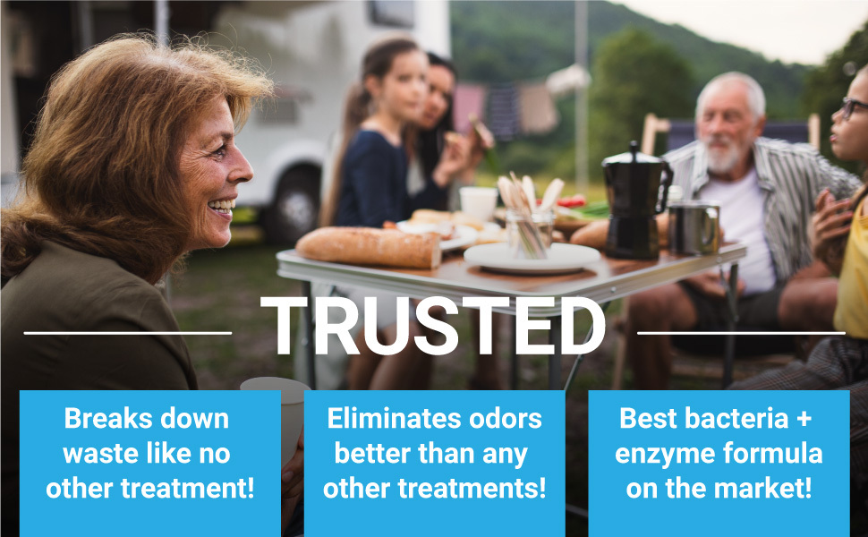 Unique RV Toilet Bowl Cleaner and Black Holding Tank