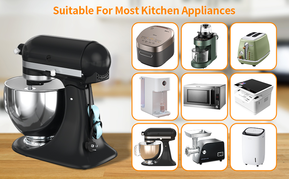 Cord Organizer for Kitchen Appliances, 6 Pack Cords Winder