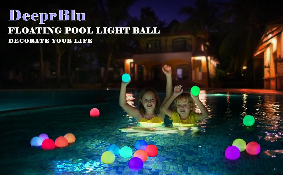 swimming pool light ball