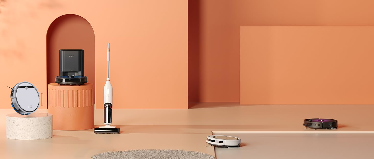 ILIFE B5 Max Robot Vacuum and Mop Combo2300Pa Suction Automatic