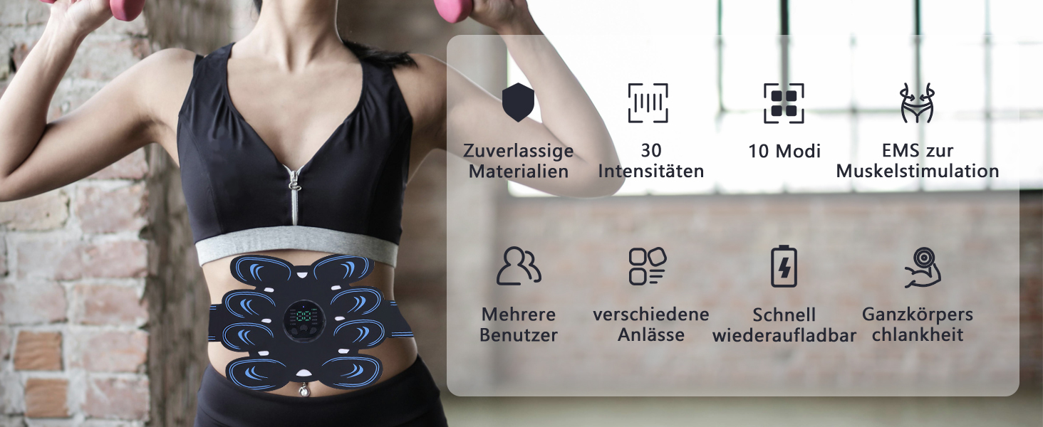 EMS Bauchmuskeltrainer