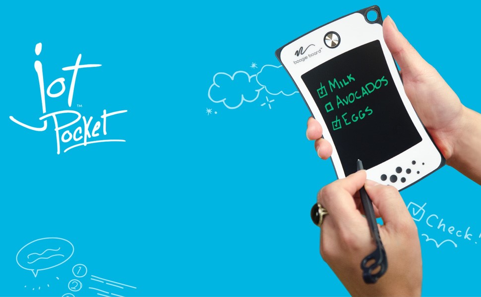 Boogie Board Jot Pocket Writing Tablet Includes Small 4.5