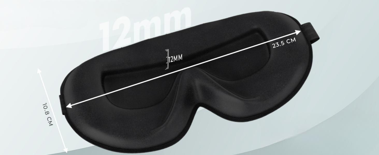 100 Blackout Eye Mask for Sleeping Sleep Mask Zero Eye Pressure