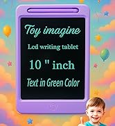 Toy Imagine 10" LCD Writing Tablet for Kids Magic Slate for Kids Electronic Graphic Tab Drawing ...