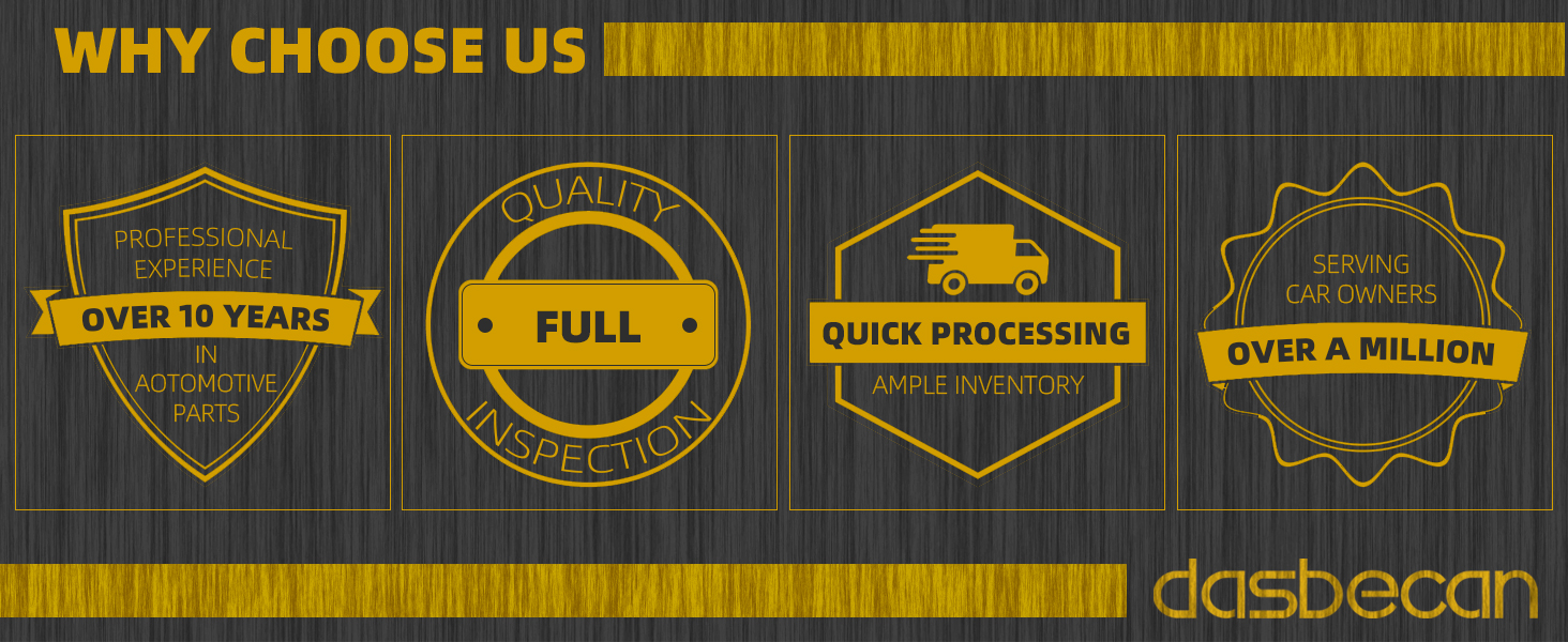 Dasbecan Right Passenger Side Mirror Assembly Compatible