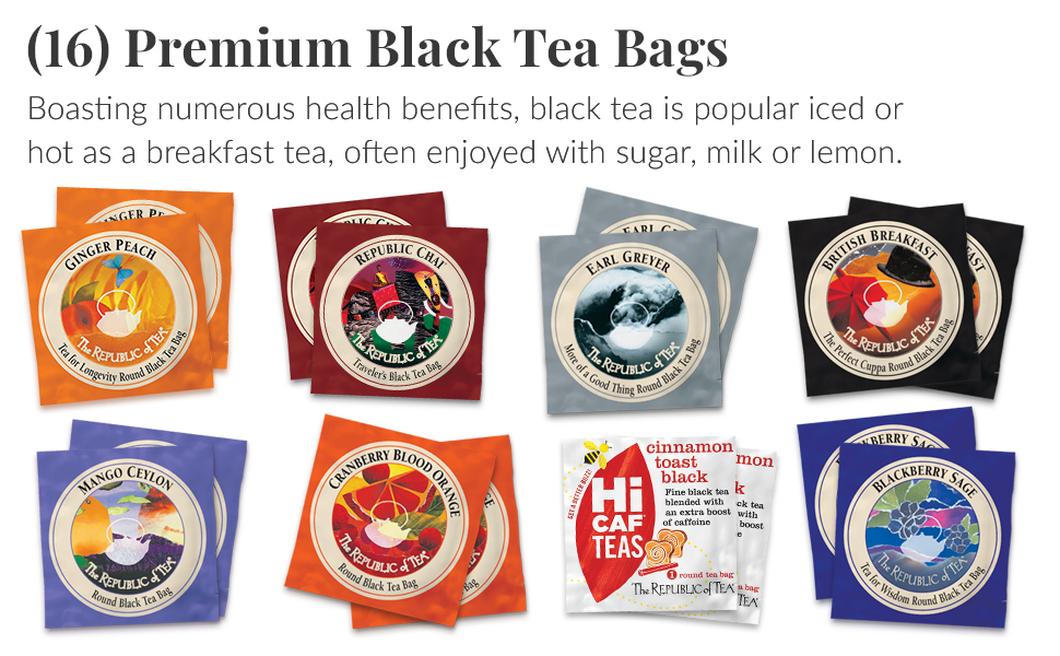 Premium Tea & Herb Sample Black Tea Bags