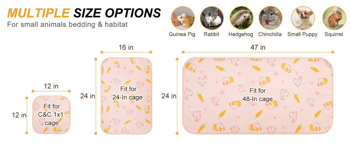 guinea pig bedding washable