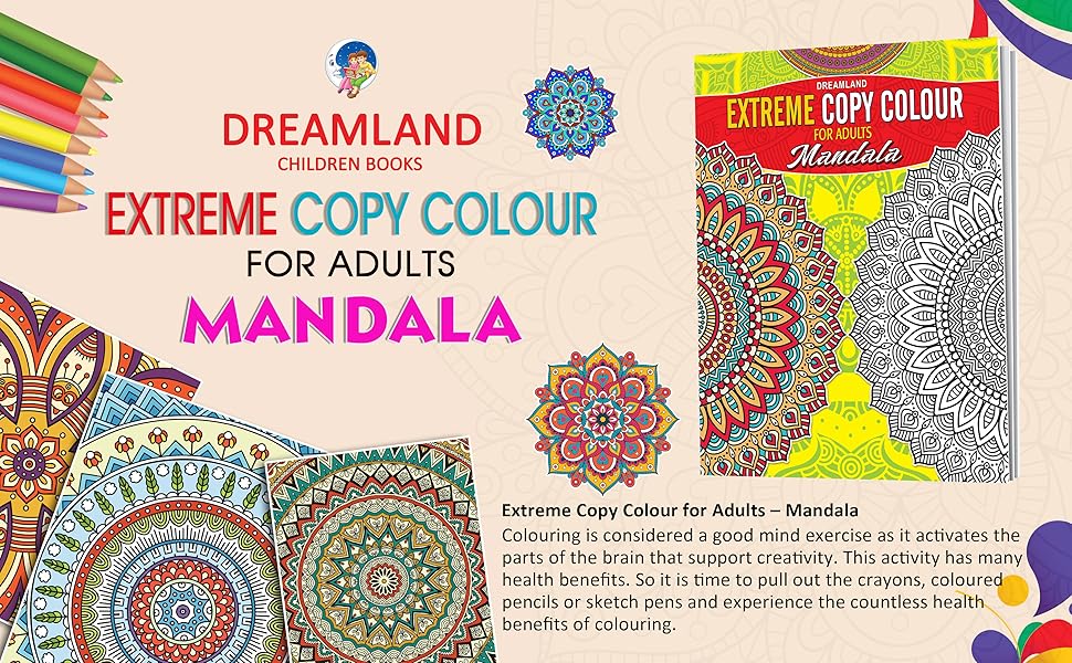 Extreme Copy Colour for Adults Mandala, 9350897903