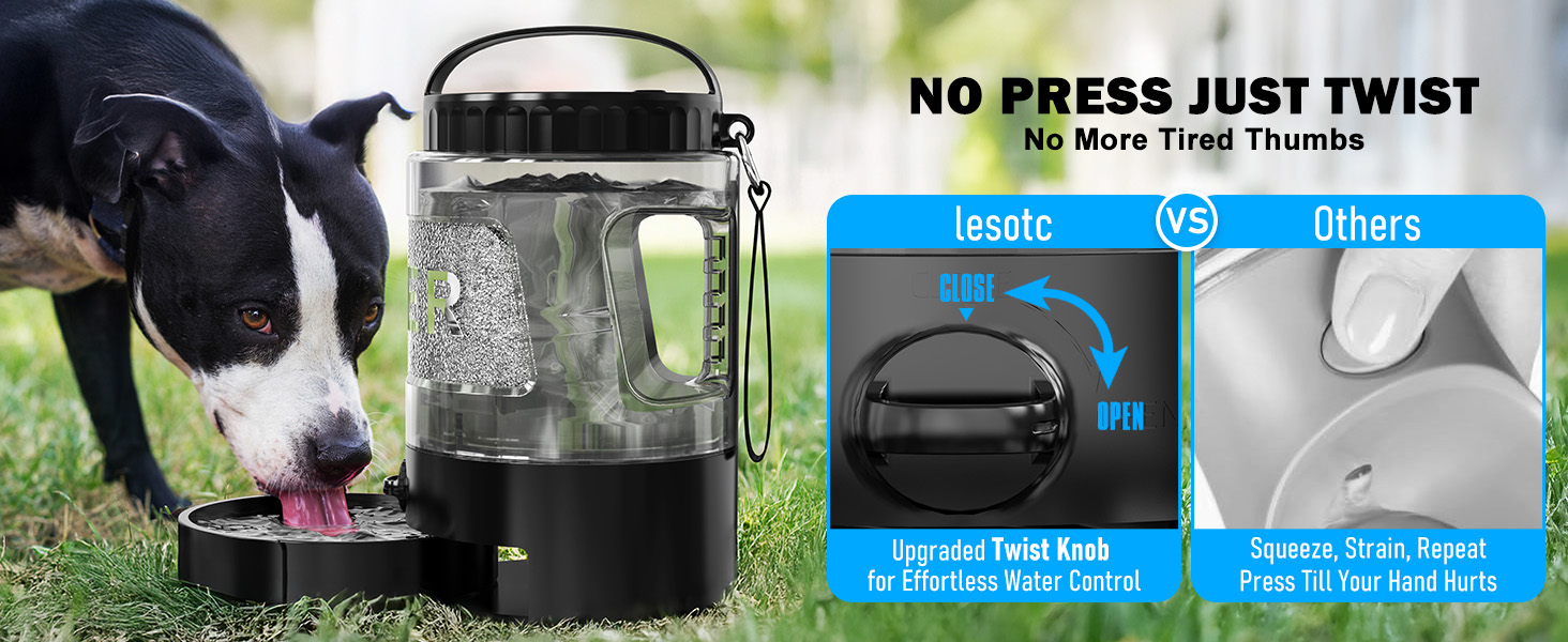 dog water bottle portable