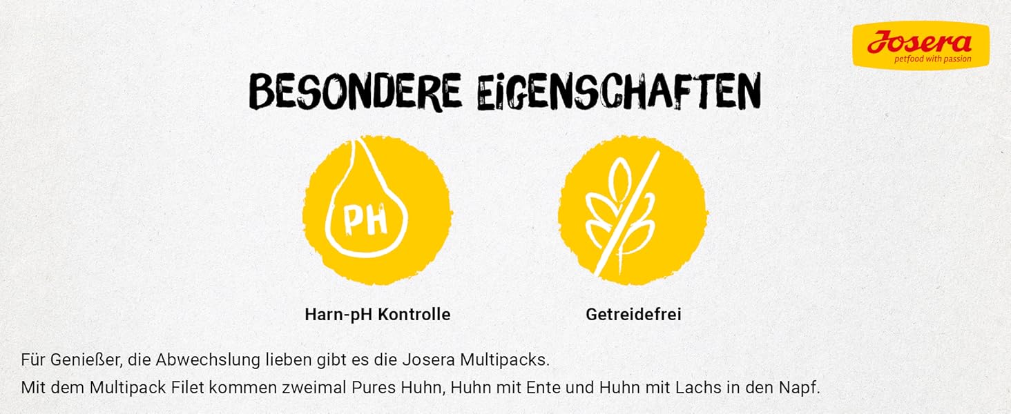 Josera Multipack Filet PH-Kontrolle, getreidefrei