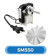 SM550 Bathroom fan motor for exhaust