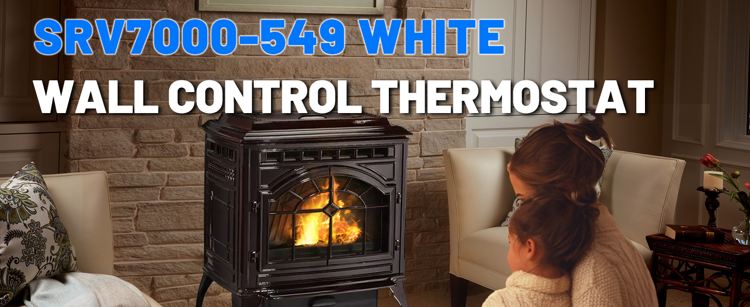 Wall Control Thermostat for Quadrafire Mt Vernon Ae Edge 60 and Heatilator Pt60 SRV7000-549