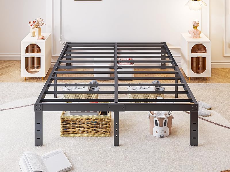 Woozuro Heavy Duty Full Size Bed Frame,12 Inch Metal