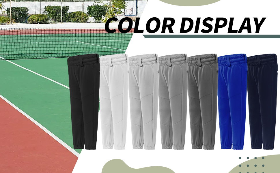OLUZOM Girls' Softball Pants Toddler Softball Pants 2T/3T