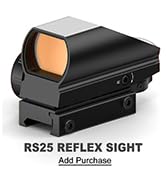 Feyachi Rotpunktvisier RS-25 Reflexvisier mit 4 Absehenmustern Red Dot Sight