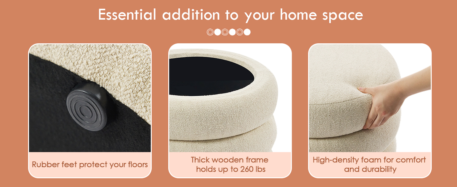 storage ottoman for Entryway