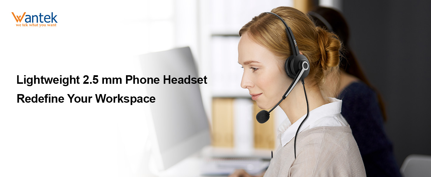 2.5mm headset with mic for pc