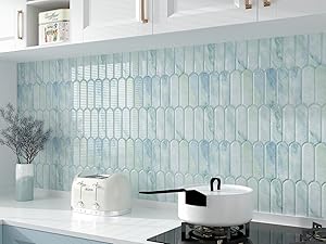 CHIHUT 16 Sheets Stick on Backsplash Tiles for Kitchen
