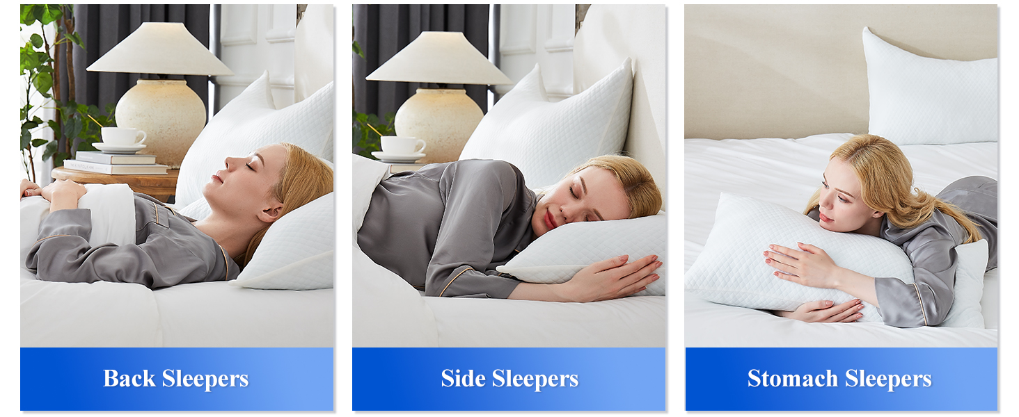 Homemate Side Sleeper Pillow for Neck and Shoulder Pain