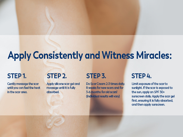 100% Silicone Scar Gel Scar Cream M6