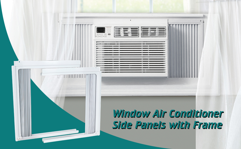 Daisypower Window Air Conditioner Side Panels Curtain Kit