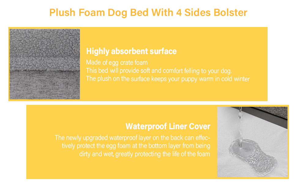 Mua Hygge Hush Dog Beds for Extra Large Dogs, Orthopedic Large Dog Bed