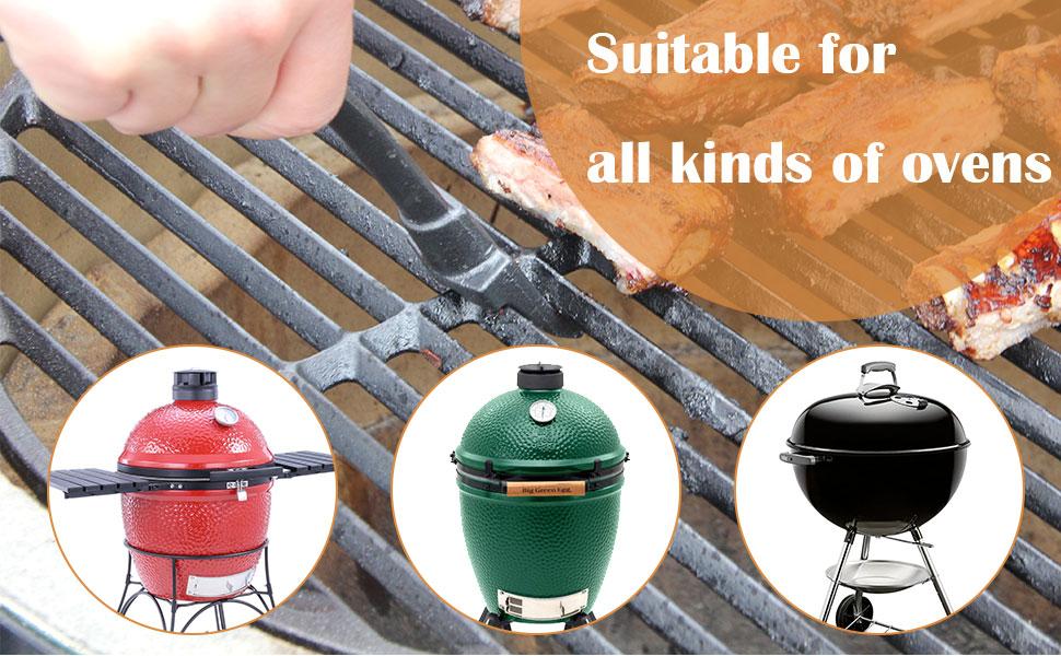 FIRELOOP Grill Grate Lifter Grill Cast Iron Cooking Grid