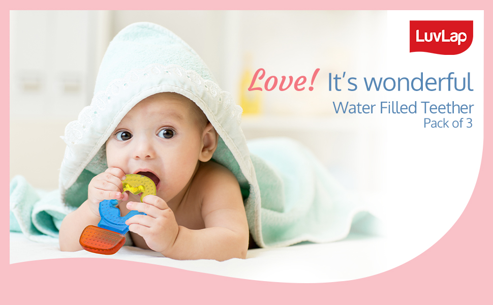 Buy LuvLap Baby Water Filled Silicone Teether & LuvLap Paraben Free