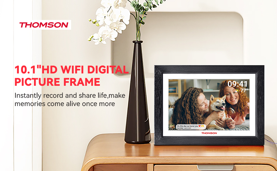 Frameo Digital Picture Frame, Digital Photo Frame WiFi